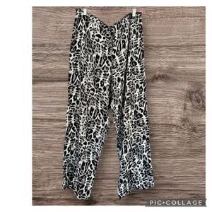 LEOPARD PRINT PALAZZO PANTS BY DOUBLE CLICK